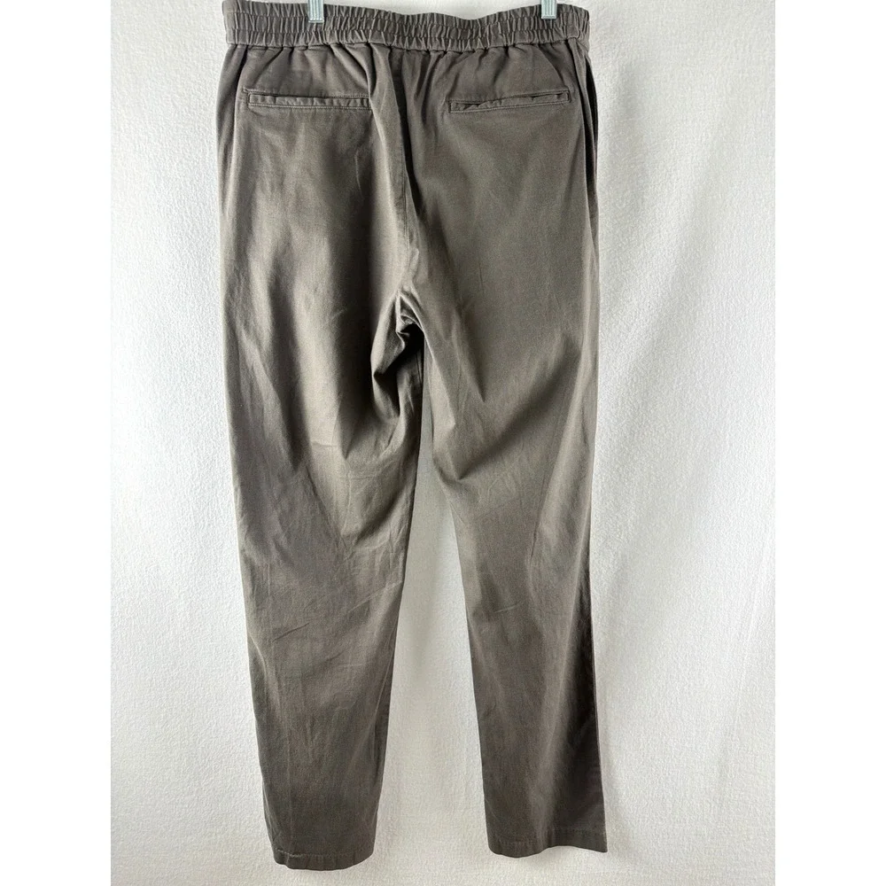 Banana Republic Mason Athletic Tapered Pants Mens 34x34 Grey Brown Chinos Norm
